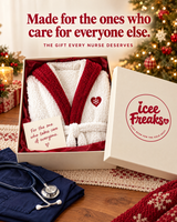 Icee Freaks heated robe gift box for nurses